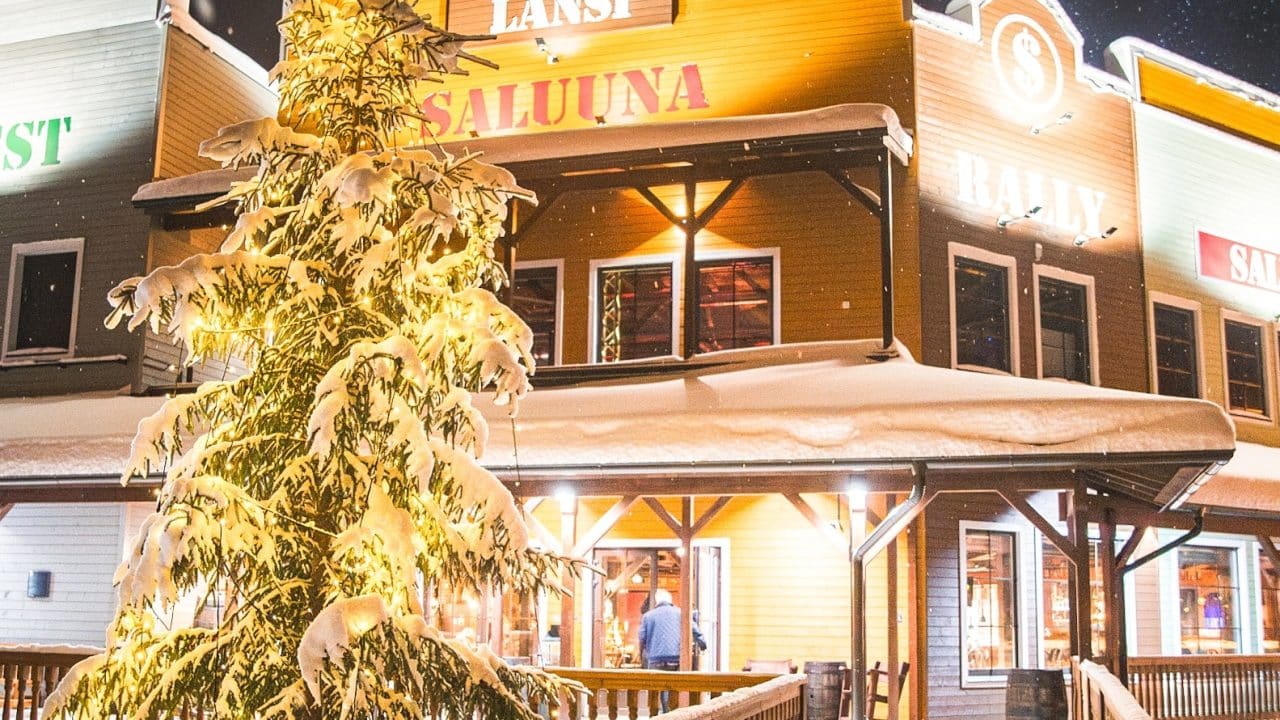 Luminen Willi Länsi joulun aikaan