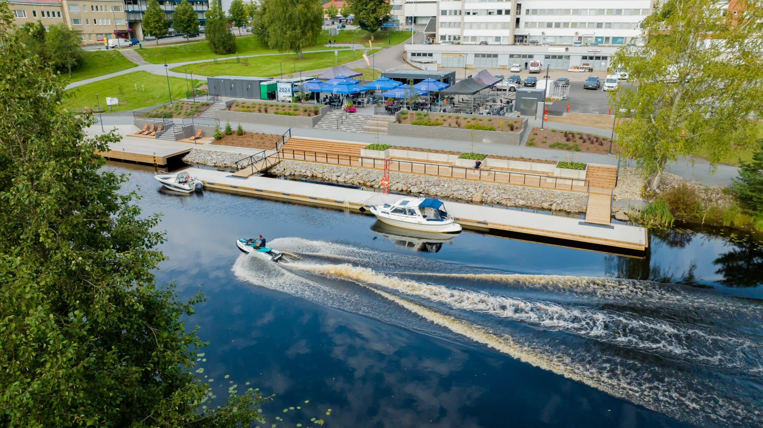 Ilmakuva Seppolan satamasta