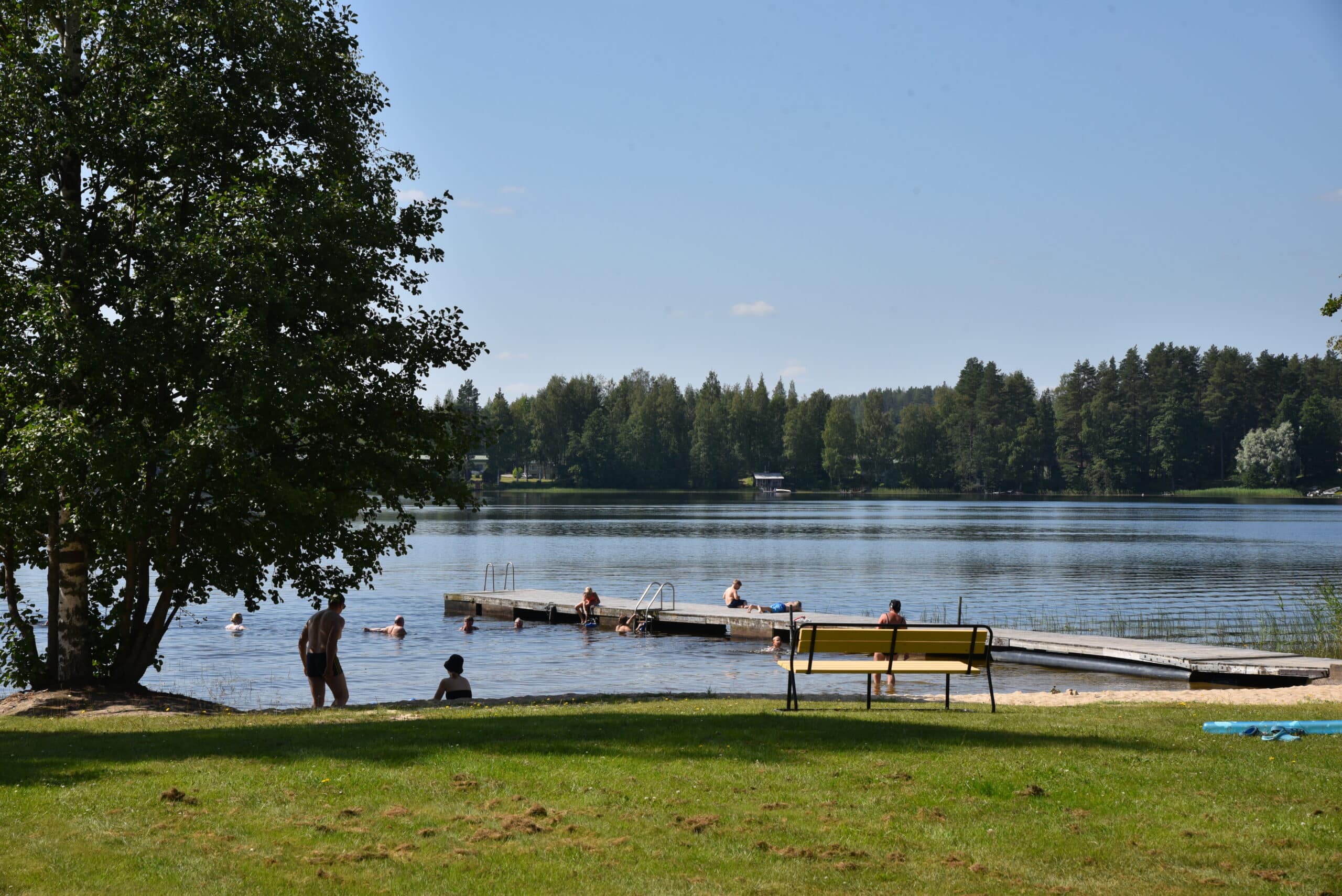 Hallin uimala Jämsässä.