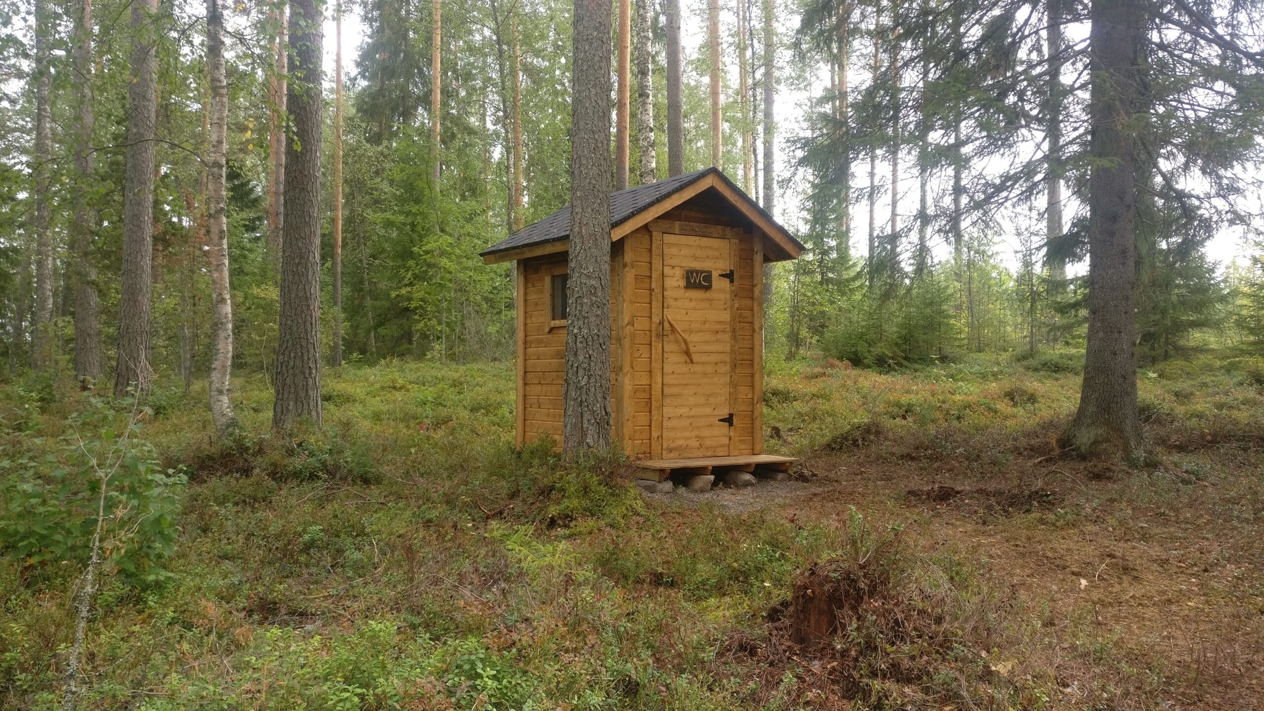 Ekokäymälä metsässä